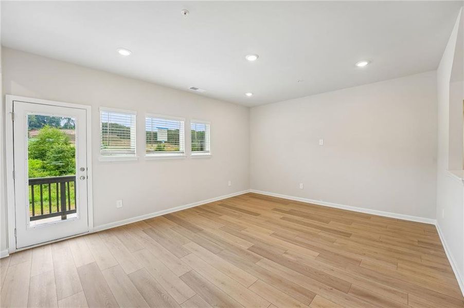 Spacious, unfurnished interior of a new home in Hemingway - Highland Series, Cumming (Image 25).