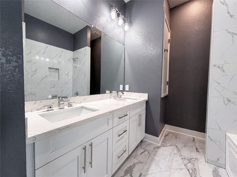 Furnished interior view inside a new home in , Houston (Image 7).