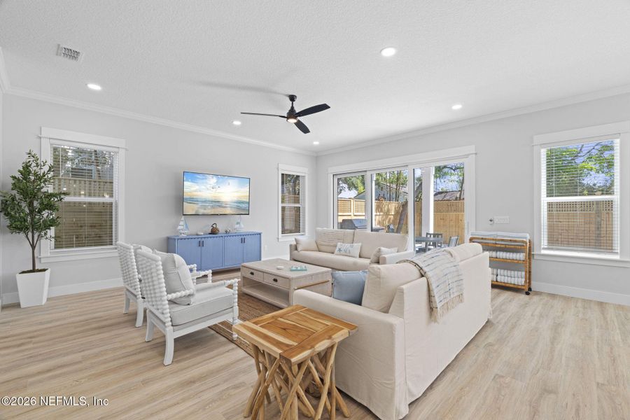 Furnished interior view inside a new home in , Jacksonville Beach (Image 60).