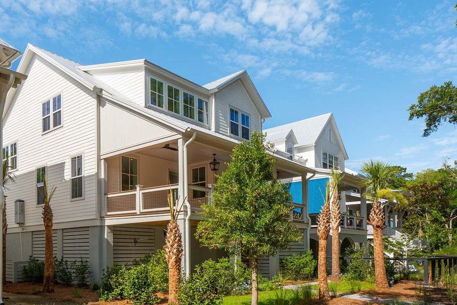 Front exterior of a new home in , Johns Island, SC, highlighting curb appeal (Image 25).