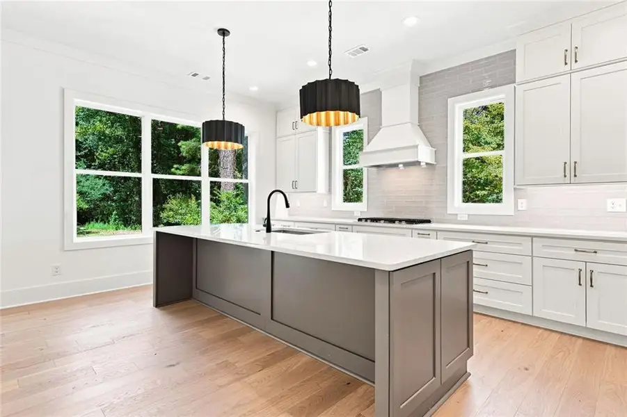 Furnished interior view inside a new home in , Marietta (Image 10).