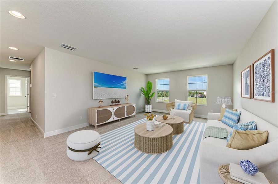 Furnished interior view inside a new home in Mirada, San Antonio (Image 7).