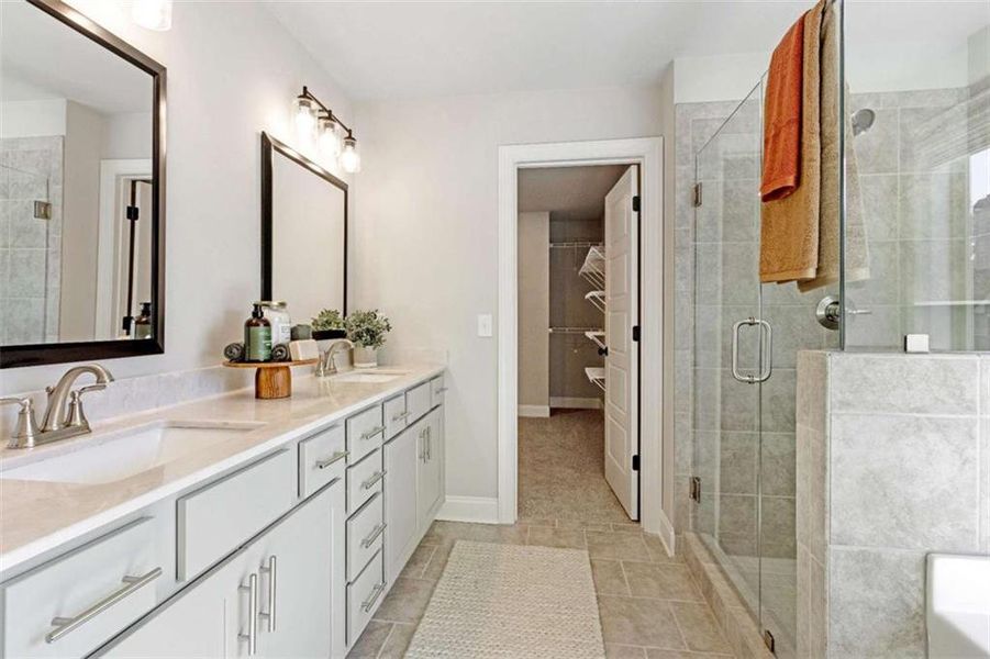 Furnished interior view inside a new home in Ridge Pointe, Athens (Image 13).