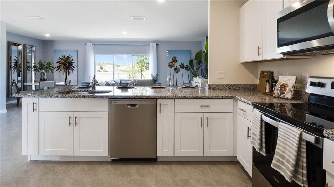 Furnished interior view inside a new home in Rivers Edge, Edgewater (Image 3).