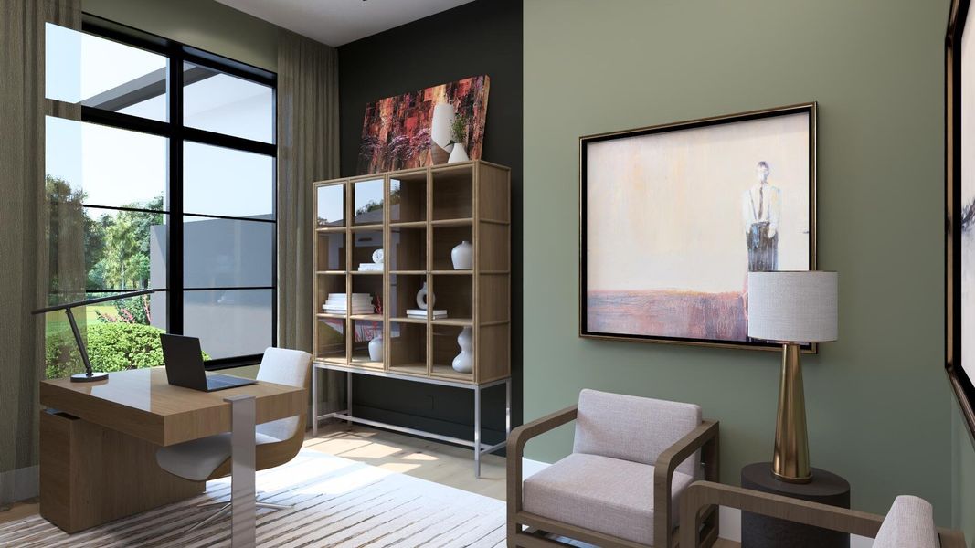 Furnished interior view inside a new home in , Vero Beach (Image 17).