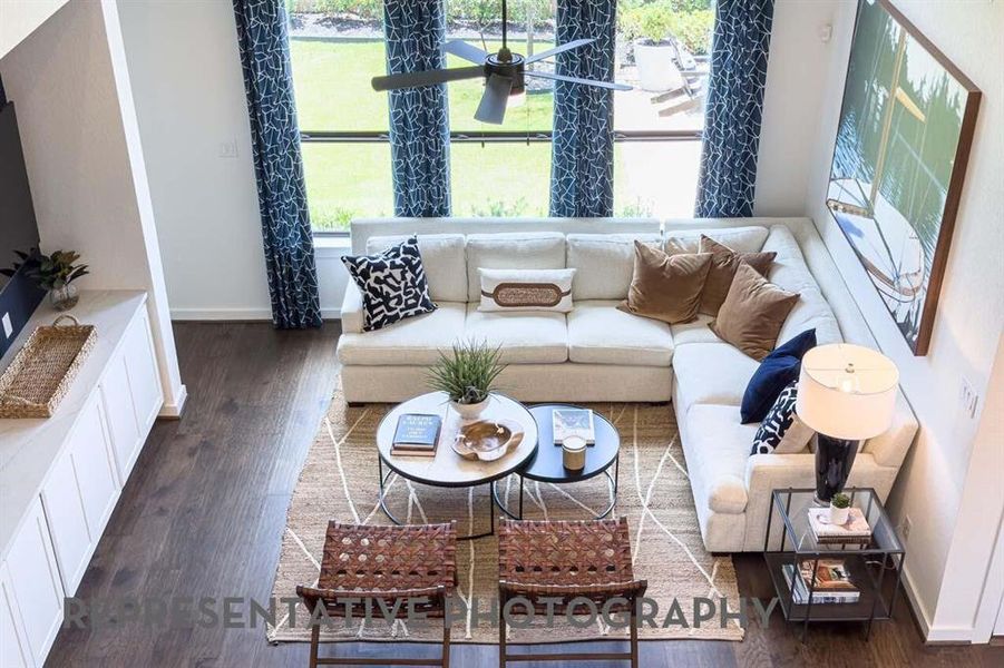 Furnished interior view inside a new home in Heritage Ranch, Sherman (Image 7).