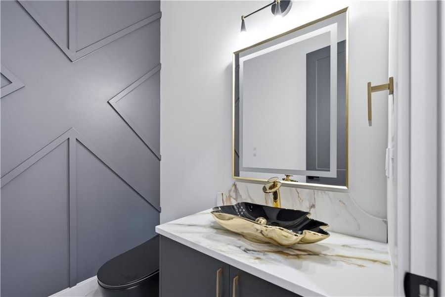 Furnished interior view inside a new home in , Buford (Image 42).