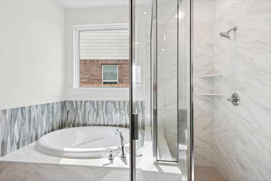 Furnished interior view inside a new home in Santa Rita Ranch, Liberty Hill (Image 14). Furnished interior view inside a new home in Santa Rita Ranch, Liberty Hill (Image 14).