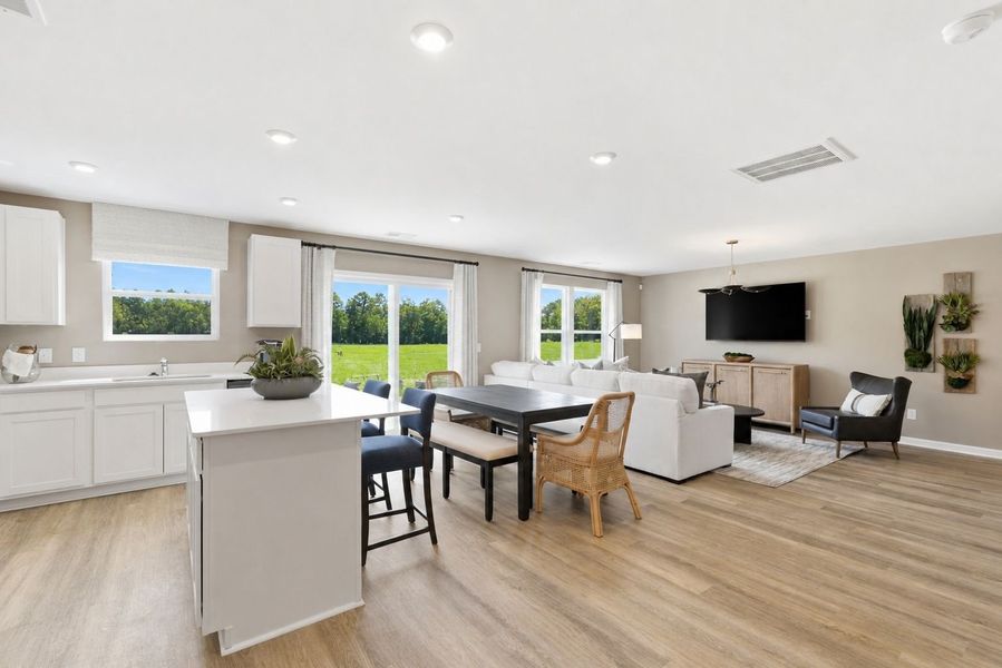 Representative furnished interior of a home built from the Frazier by Stanley Martin Homes in Essence at Bent Creek Village, Thomson (Image 164). Representative furnished interior of a home built from the Frazier by Stanley Martin Homes in Essence at Bent Creek Village, Thomson (Image 164).
