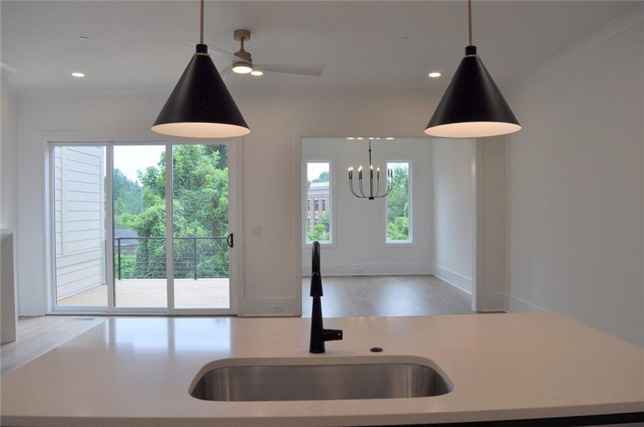 Close-up of interior finishes inside a home in , Marietta (Image 18).