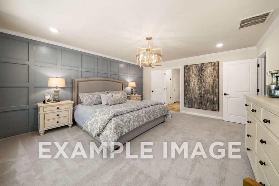Representative furnished interior of a home built from the The Hickory B by Davidson Homes LLC in Cedar Farms, Winder (Image 29).