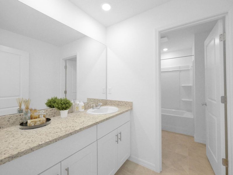 Furnished interior view inside a new home in Firethorn, Parrish (Image 11).