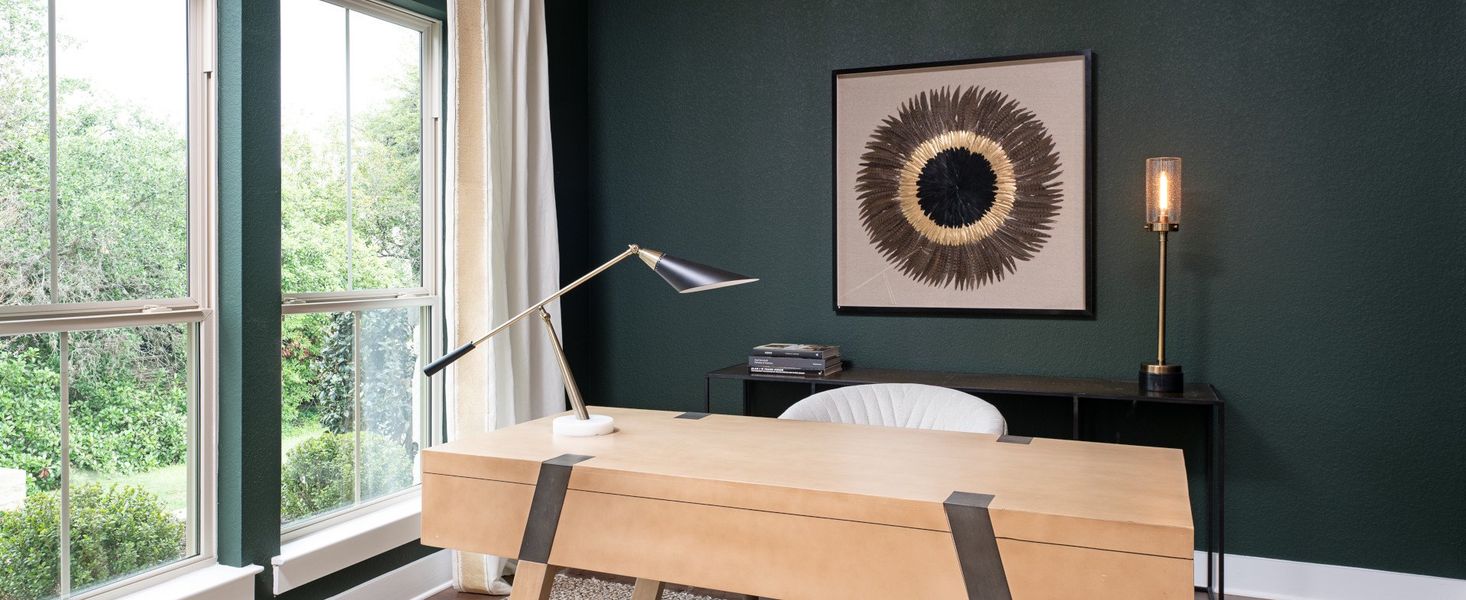 Representative furnished interior of a home built from the Avalon III by Ashton Woods in The Trails at Carmel 60s, Pflugerville (Image 14). Representative furnished interior of a home built from the Avalon III by Ashton Woods in The Trails at Carmel 60s, Pflugerville (Image 14).