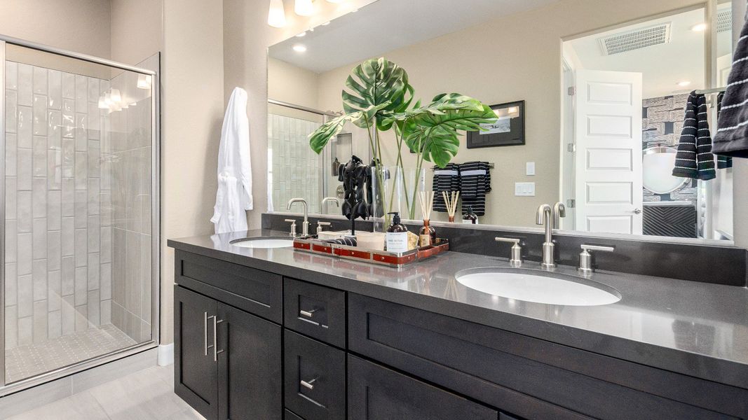 Furnished interior view inside a new home in Flora at Surprise City Center, Surprise (Image 11).