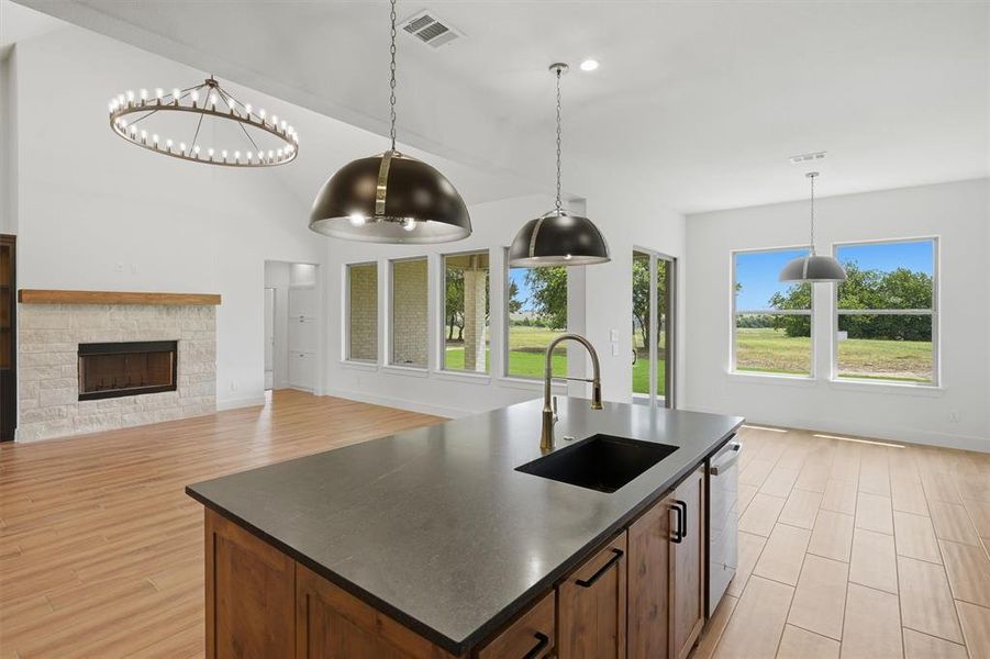 Furnished interior view inside a new home in , Godley (Image 11). Furnished interior view inside a new home in , Godley (Image 11).