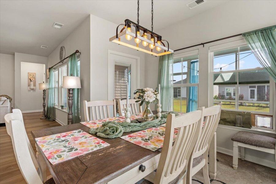 Furnished interior view inside a new home in Horizons at Summers Corner | 55+, Summerville (Image 46).