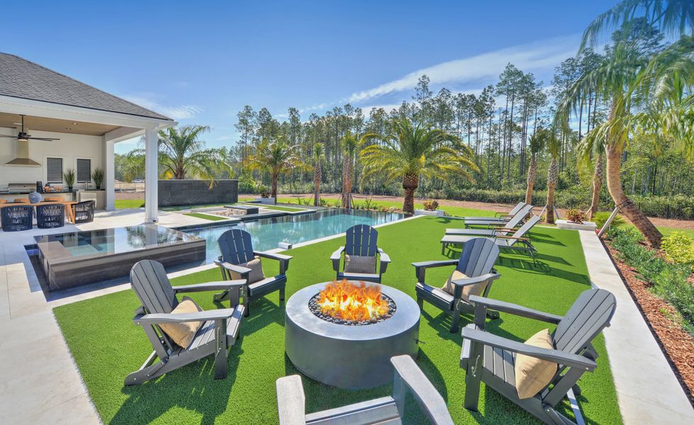 Exterior details and patio area of a home in Courtney Grove, St. Augustine (Image 24). Exterior details and patio area of a home in Courtney Grove, St. Augustine (Image 24).