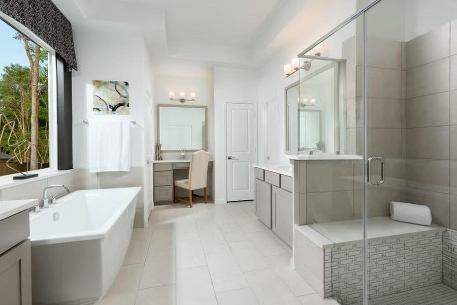 Furnished interior view inside a new home in Valencia, Manvel (Image 7).