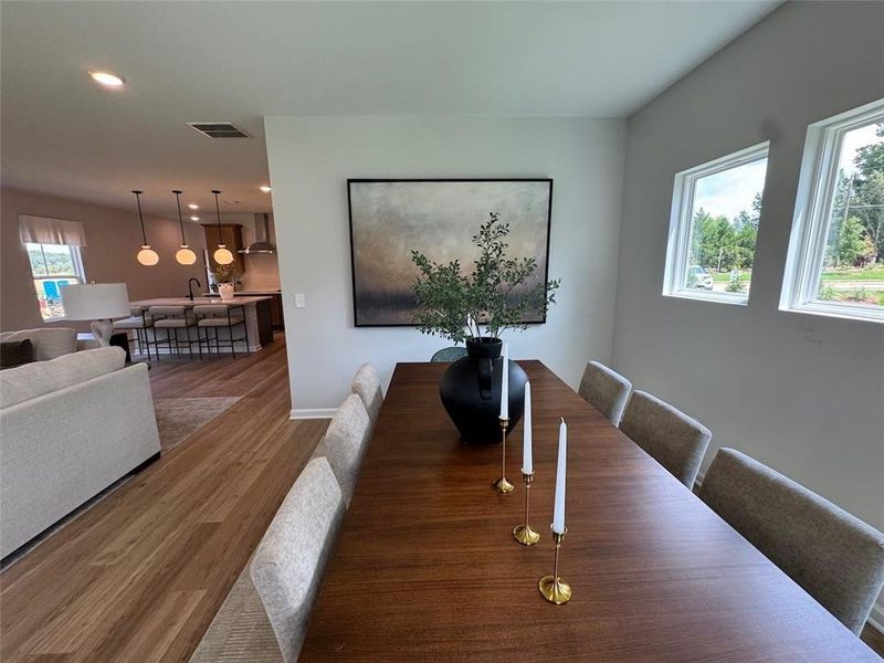 Furnished interior view inside a new home in Greene Farm, Cartersville (Image 28).