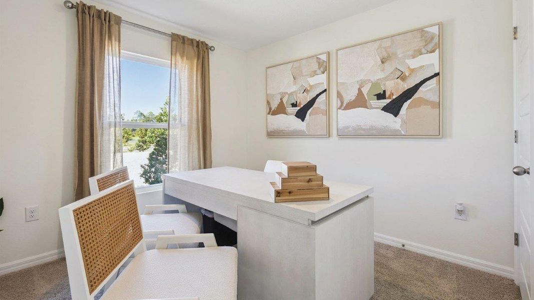 Furnished interior view inside a new home in Magnolia Pointe, Umatilla (Image 26).