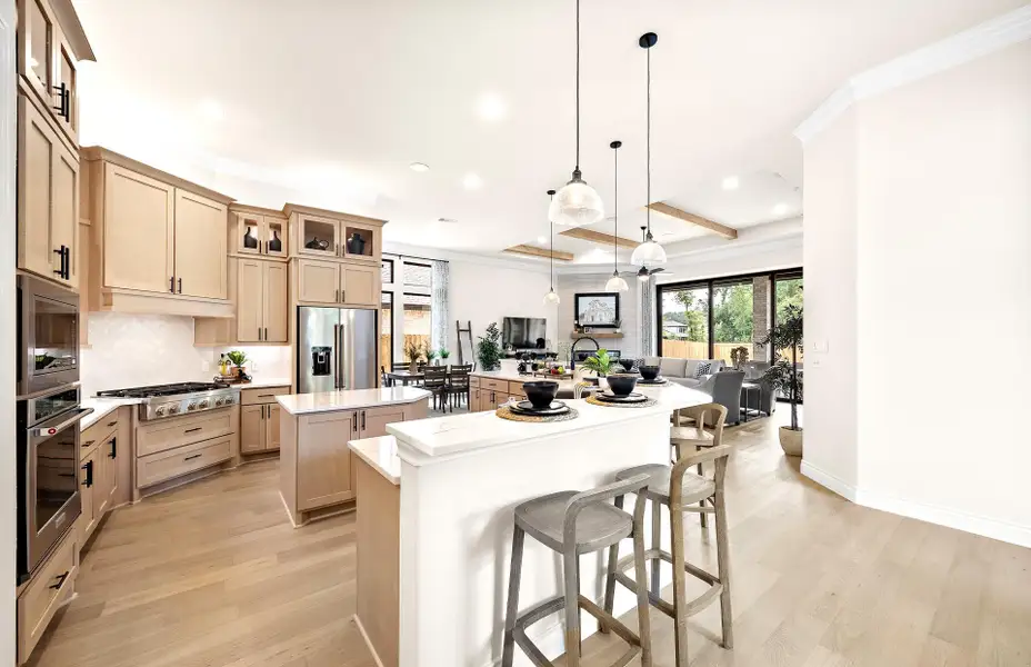 Furnished interior view inside a new home in The Highlands 55′, Porter (Image 8). Furnished interior view inside a new home in The Highlands 55′, Porter (Image 8).