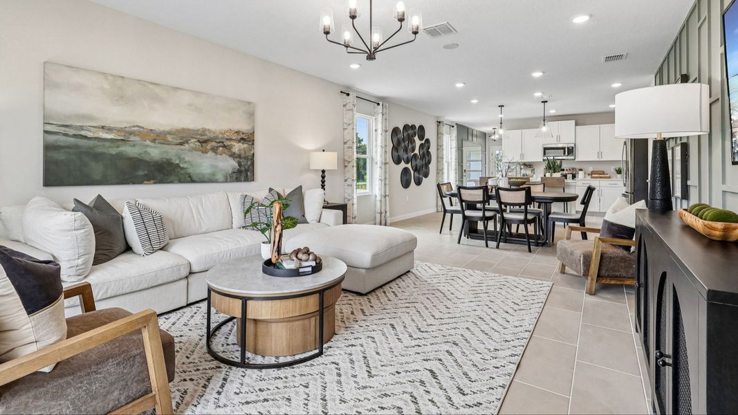 Representative furnished interior of a home built from the Flagler by DRB Homes in Hamilton Bluff, Haines City (Image 7). Representative furnished interior of a home built from the Flagler by DRB Homes in Hamilton Bluff, Haines City (Image 7).