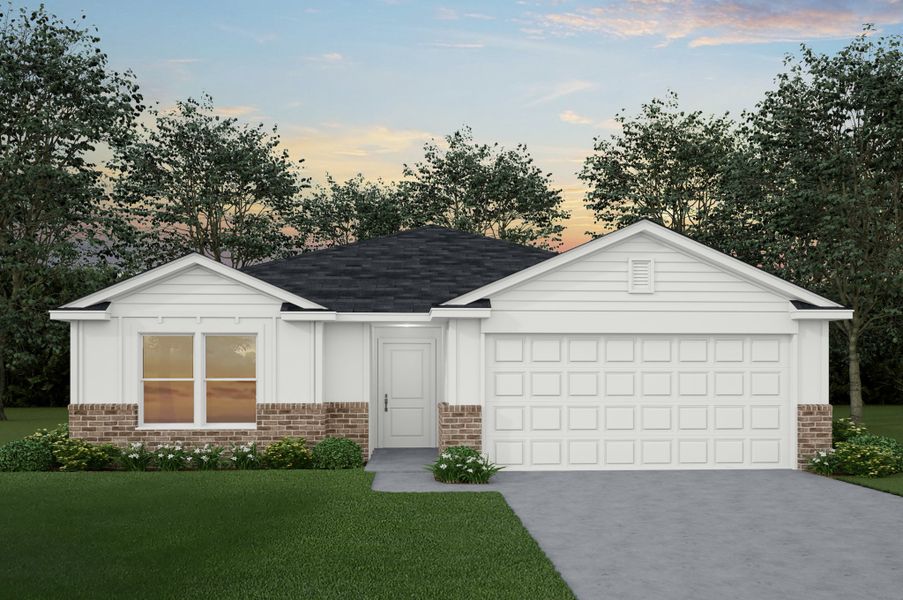 Representative exterior photo of a completed home built from the Medina by Flintrock Builder in Freedom Ranch Single Family, Copperas Cove, TX (Image 5).