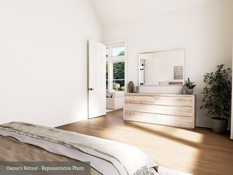 Furnished interior view inside a new home in Prairieland Village 40' Homesites, Cypress (Image 3).