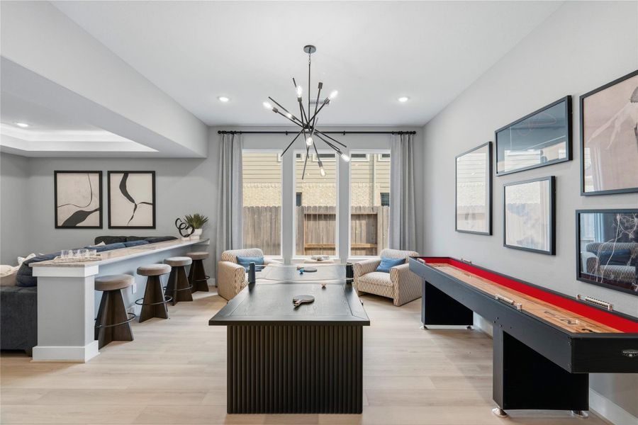 Furnished interior view inside a new home in , Richmond (Image 26). Furnished interior view inside a new home in , Richmond (Image 26).