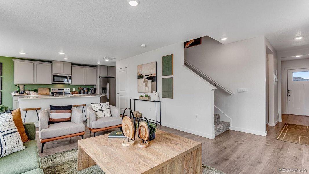 Furnished interior view inside a new home in Prairie Song, Windsor (Image 33).