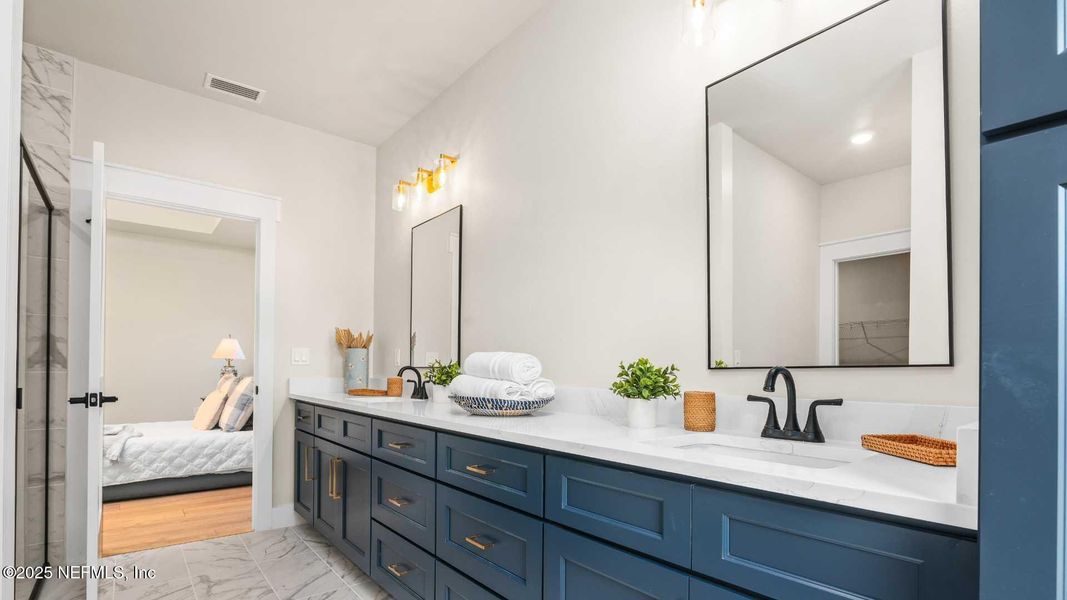 Furnished interior view inside a new home in , Hampton (Image 13).