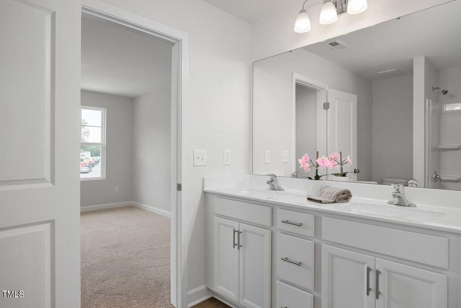 Furnished interior view inside a new home in Gregory Village, Lillington (Image 86).
