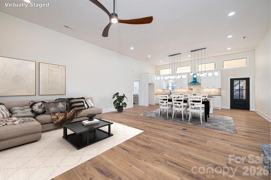 Furnished interior view inside a new home in , Lenoir (Image 9).