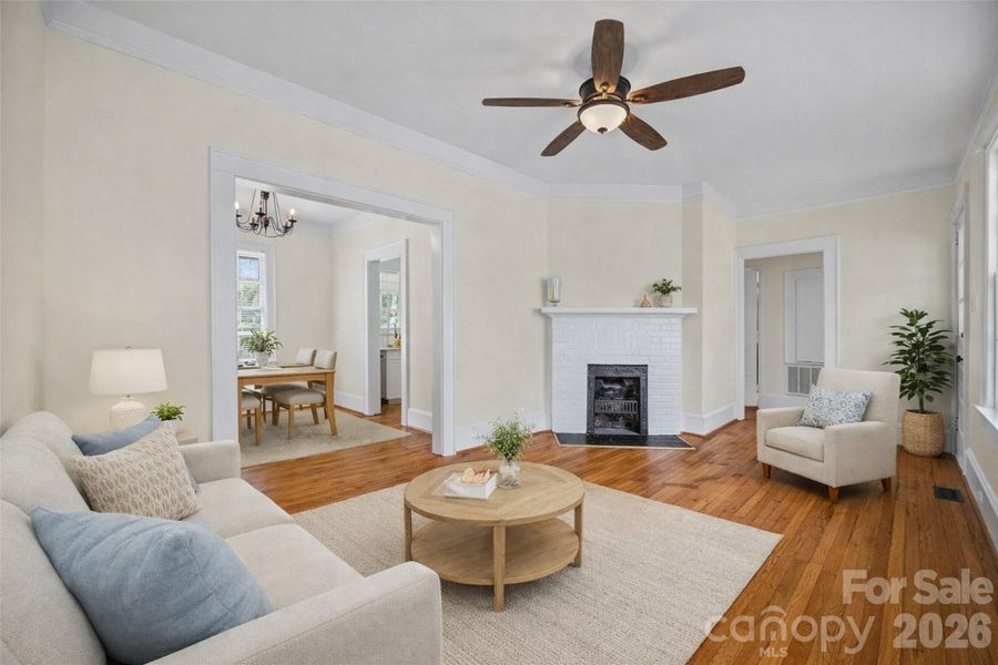 Furnished interior view inside a new home in , York (Image 9). Furnished interior view inside a new home in , York (Image 9).