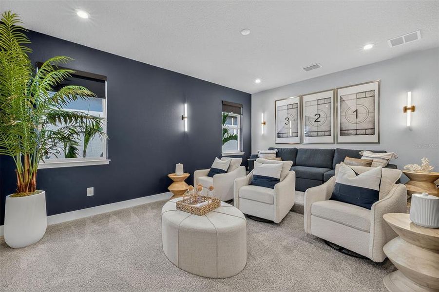 Furnished interior view inside a new home in Pasadena Ridge Master, Dade City (Image 6).