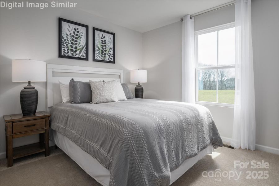Furnished interior view inside a new home in Bozardt Farms, Charlotte (Image 6).