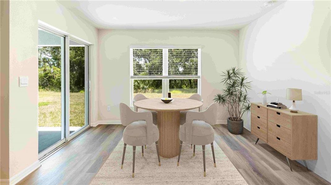 Furnished interior view inside a new home in Bella Lago, Parrish (Image 9). Furnished interior view inside a new home in Bella Lago, Parrish (Image 9).