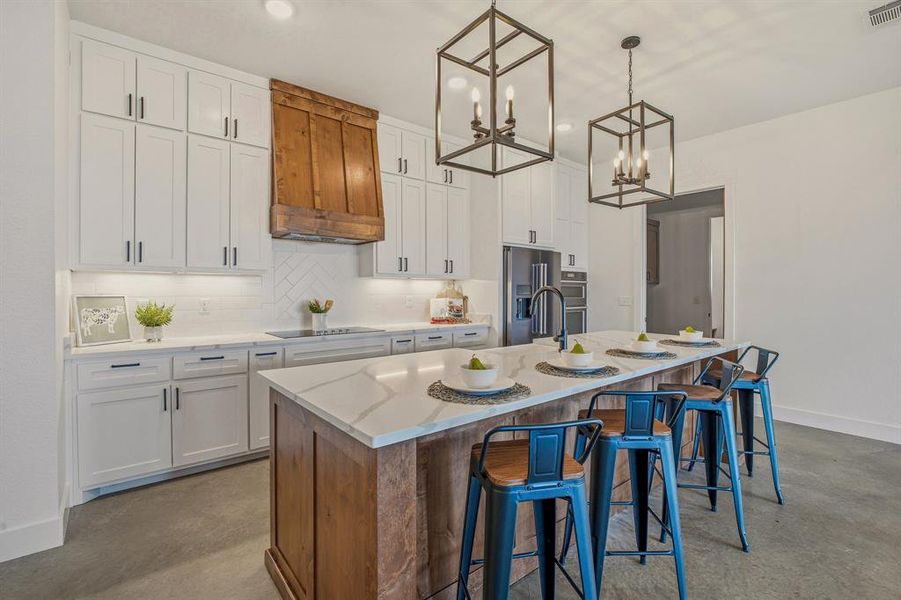 Furnished interior view inside a new home in , Stephenville (Image 8). Furnished interior view inside a new home in , Stephenville (Image 8).