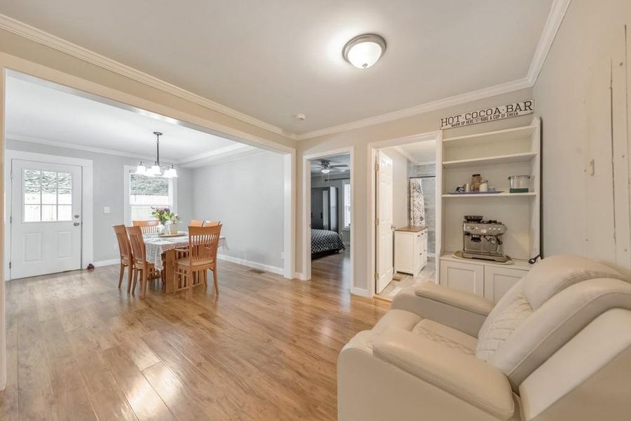 Furnished interior view inside a new home in , Silver Creek (Image 10). Furnished interior view inside a new home in , Silver Creek (Image 10).