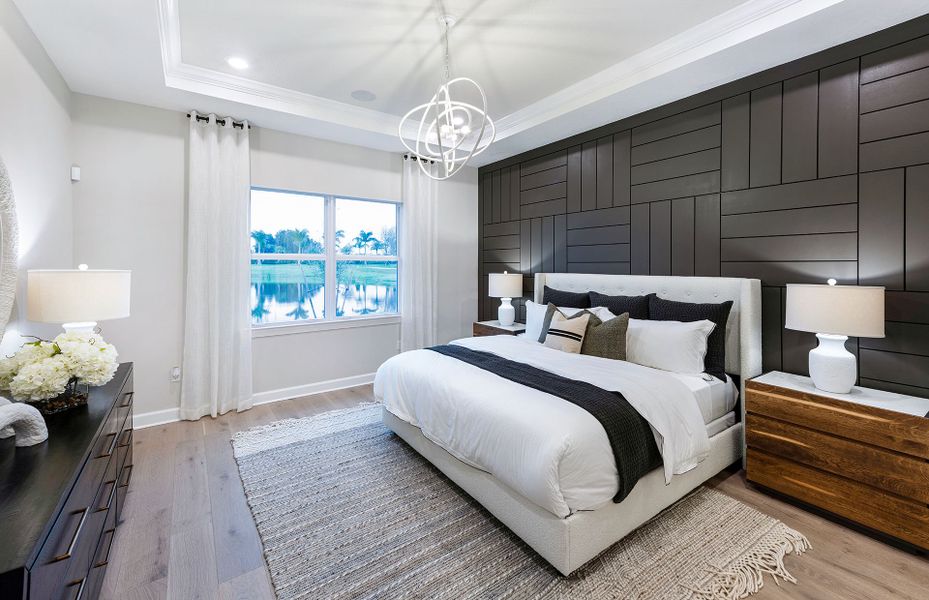 Furnished interior view inside a new home in Emerson Oaks, Vero Beach (Image 10).