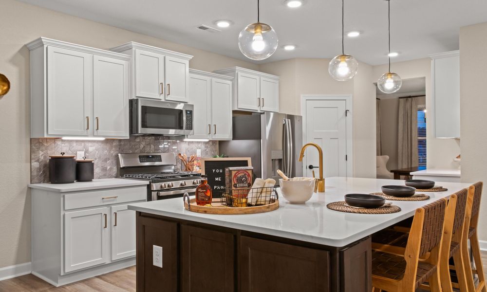 Representative furnished interior of a home built from the The Waverunner by Chesapeake Homes in Bridgewater - Shorehaven Village, Little River (Image 7).