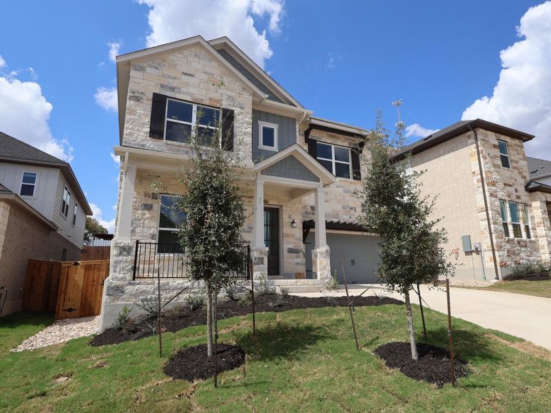 Exterior details and patio area of a home in Edgewood, Leander (Image 18). Exterior details and patio area of a home in Edgewood, Leander (Image 18).