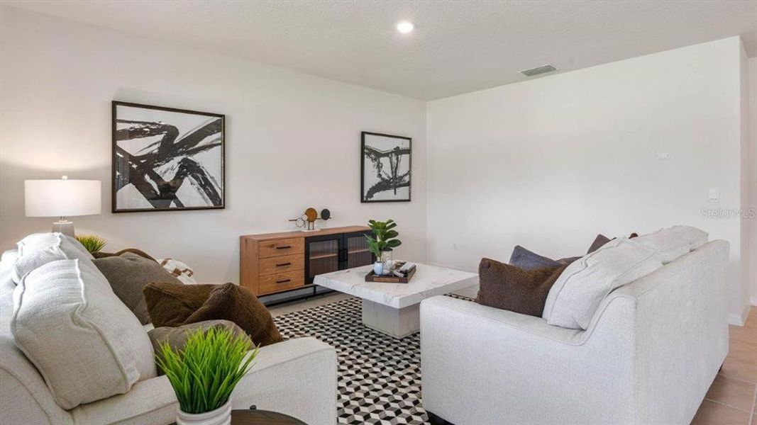 Furnished interior view inside a new home in Villamar, Winter Haven (Image 18).