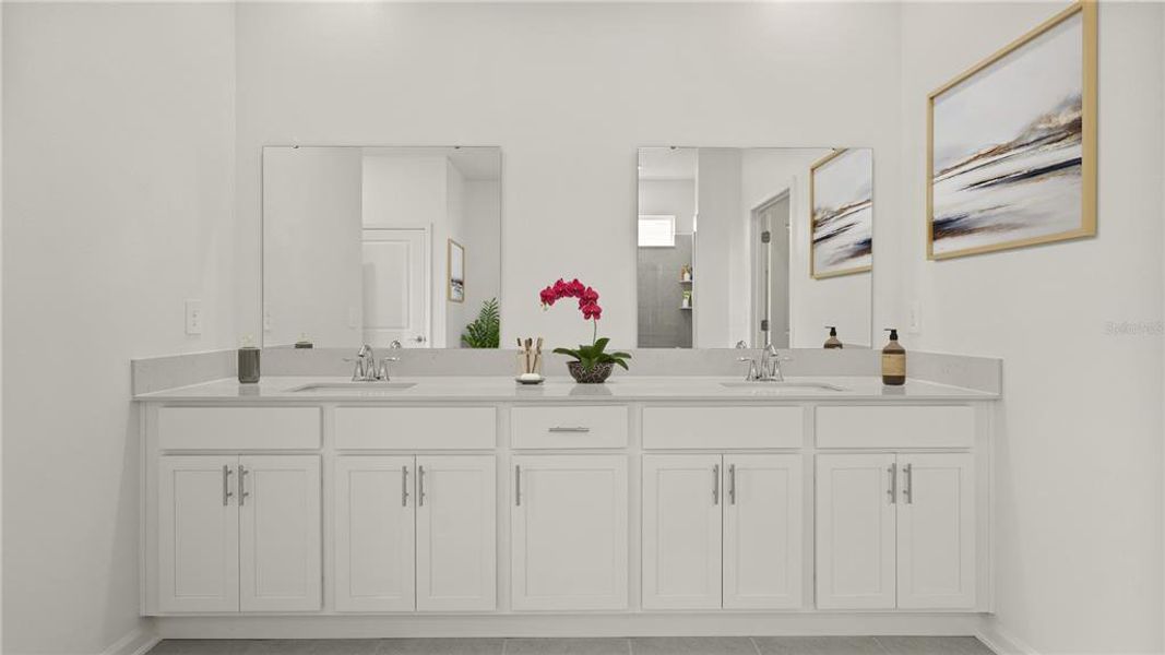 Furnished interior view inside a new home in , Clermont (Image 10). Furnished interior view inside a new home in , Clermont (Image 10).