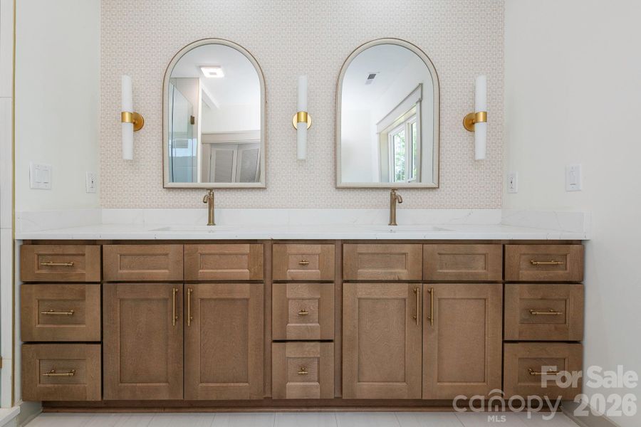 Furnished interior view inside a new home in , Charlotte (Image 10).