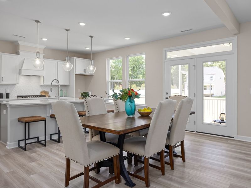 Representative furnished interior of a home built from the The Chestnut A by Davidson Homes LLC in Enclave at Belmont, Belmont (Image 11). Representative furnished interior of a home built from the The Chestnut A by Davidson Homes LLC in Enclave at Belmont, Belmont (Image 11).