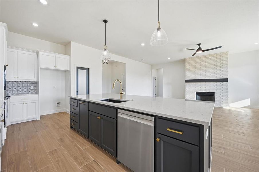 Furnished interior view inside a new home in , Azle (Image 13).