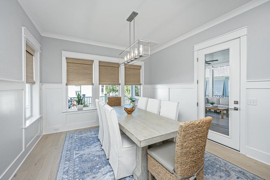 Furnished interior view inside a new home in , Charleston (Image 6).