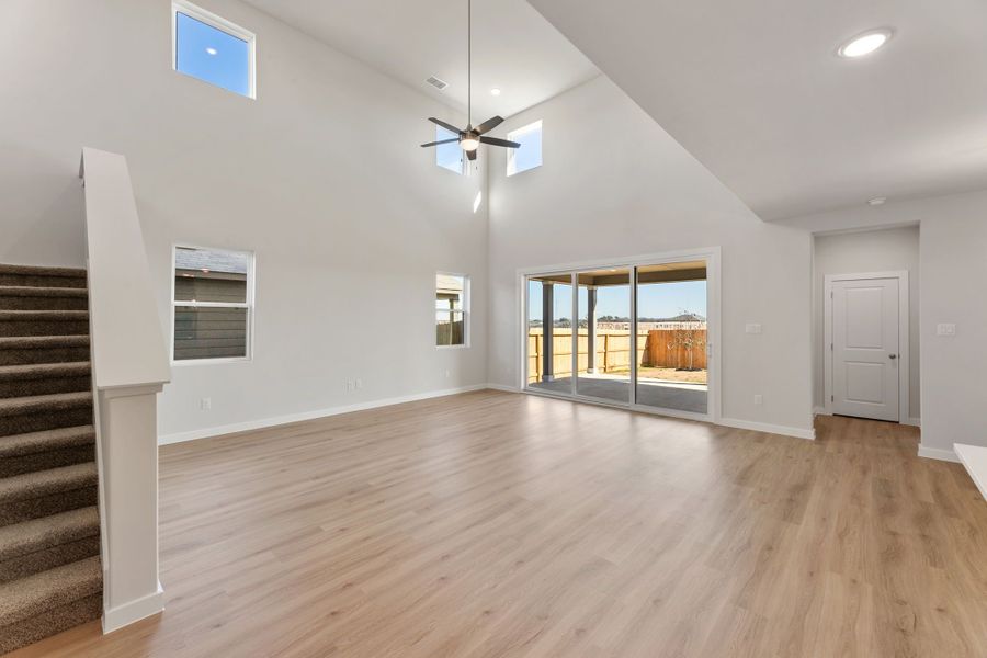 Representative unfurnished interior of a home built from the Poinseta by Hakes Brothers in Hickory Ridge, Elmendorf (Image 35). Representative unfurnished interior of a home built from the Poinseta by Hakes Brothers in Hickory Ridge, Elmendorf (Image 35).
