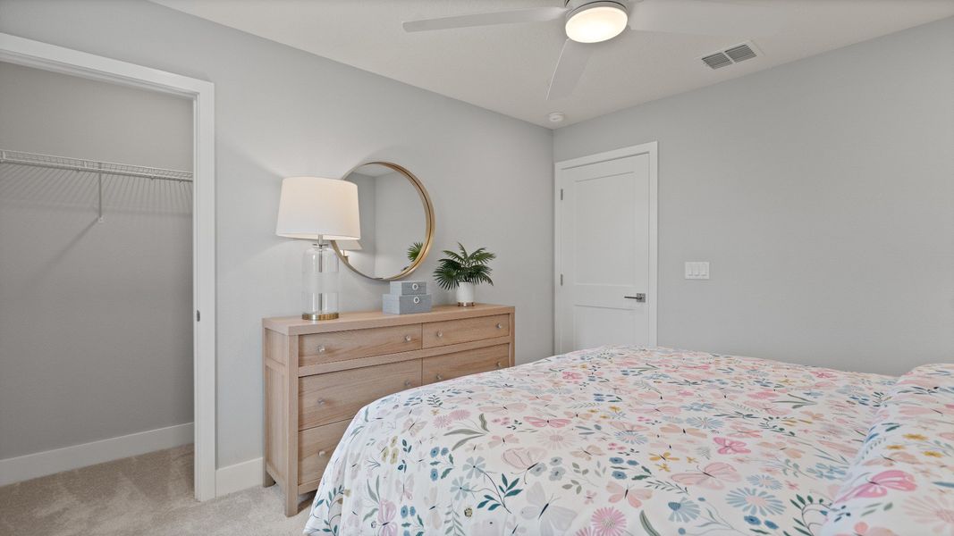 Representative furnished interior of a home built from the Sweetgum by DRB Homes in Trailside, Mount Dora (Image 67).